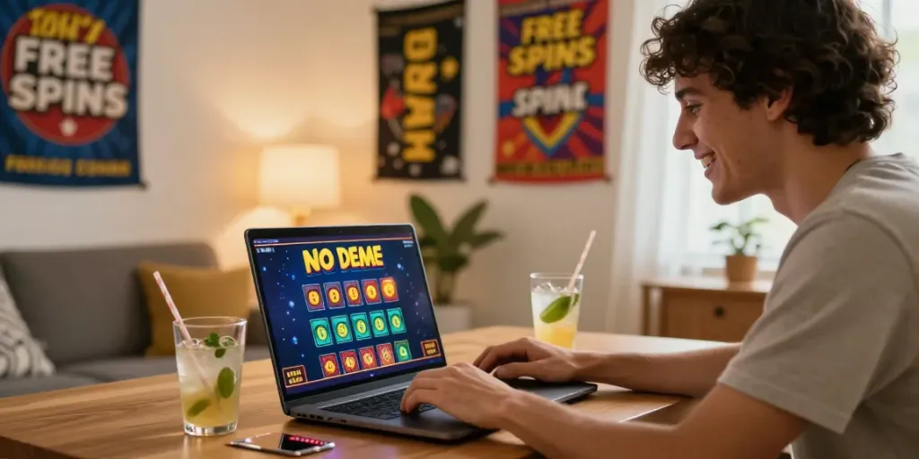 Expérience de jeu avec un casino bonus sans dépôt dans une ambiance chaleureuse.